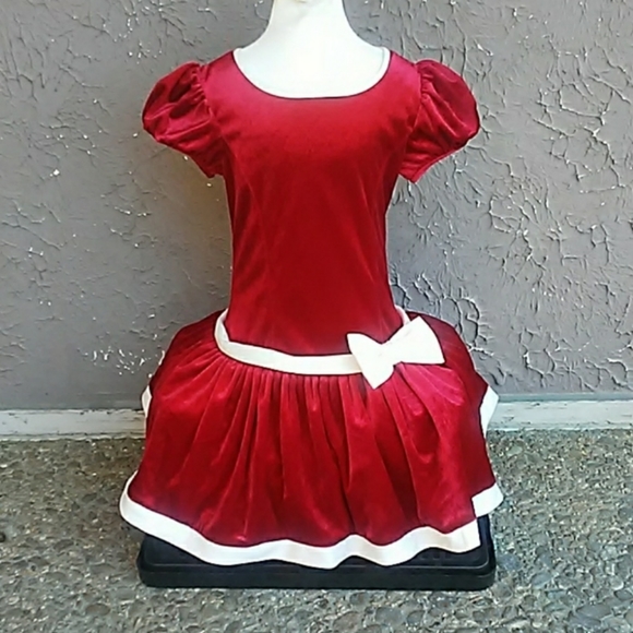 Red, black jacket & red, white dress, size 6 child - Picture 6 of 8